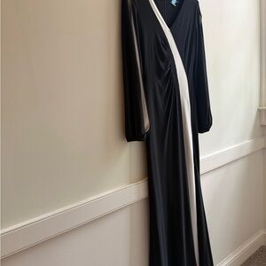 Ralph Lauren Black and White Long  Dress